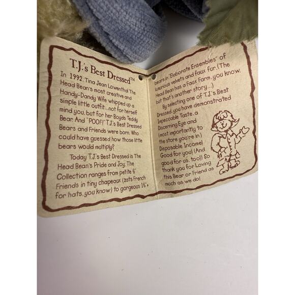 NWT Boyds Bears Claudette Prissypuss s 12” Cat Plush – T.J.’s Best Dressed - Picture 11 of 14